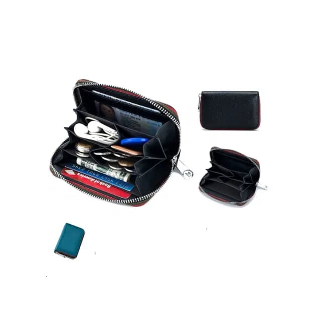 【玩皮工坊】頭層牛皮RFID LH860 男女通用零錢包(真皮包包 兩色可選)