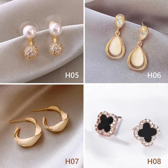 【Golicc】耳環 寵愛自己 組合(七夕 情人節 生日 飾品 耳釘 耳飾 耳墜 禮物)