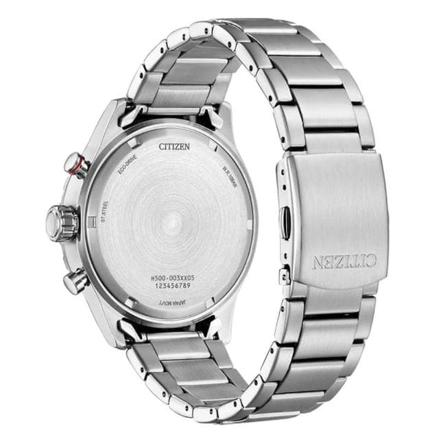 【CITIZEN 星辰】Chronograph 光動能 計時碼錶 三眼 男錶 父親節 送禮 禮物推薦(AT2520-89L)