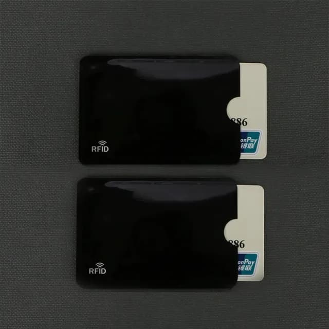 【CS22】父親節禮物 RFID安全防盜刷信用卡套-40入組(悠遊卡/證件卡套/質感黑)