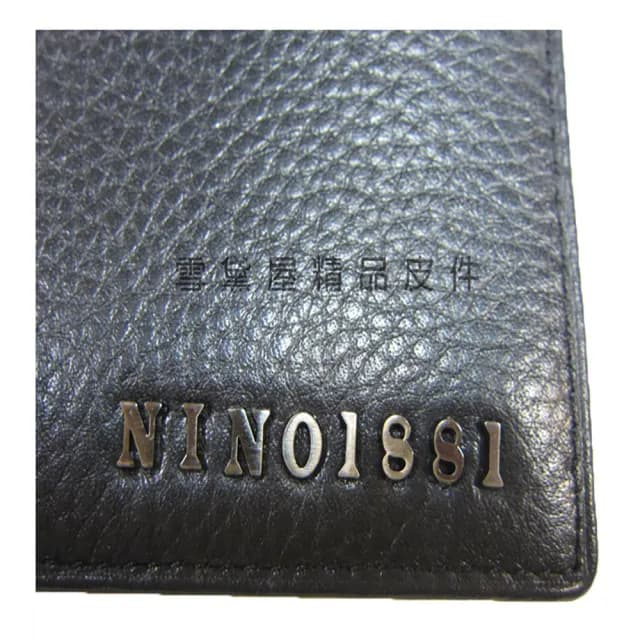【18NINO81】情人節禮物 真皮包包  短夾專櫃男仕短夾100%進口牛皮標準尺寸固定型證件夾附品牌禮盒