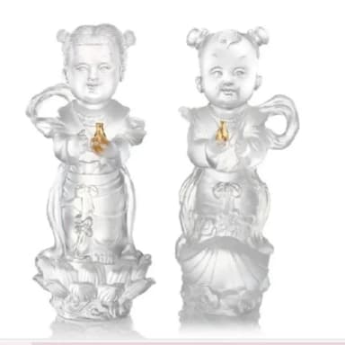 【琉璃工房 LIULI】善財童子&寶珠龍女 結婚禮物/生日禮物/入厝禮(喬遷禮物/結婚禮物/琉璃工房LIULI)