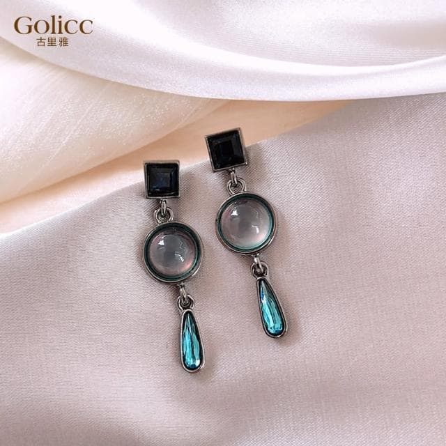 【Golicc】耳環 巴洛克 復古(618 七夕 情人節 生日 飾品 耳飾 耳墜 禮物)