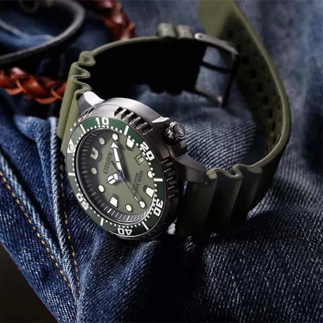 【CITIZEN 星辰】PROMASTER 限量 MARINE 光動能200米潛水錶 禮物 送禮 推薦(BN0157-11X)