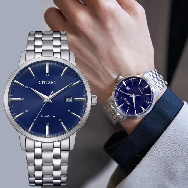 【CITIZEN 星辰】光動能簡約手錶 禮物 送禮 推薦(BM7461-85L)