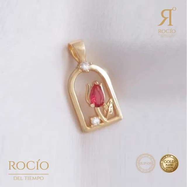 【ROCiO】輕奢名媛經典鍍金色調系列頂級閃耀小王子玫瑰項鍊百搭款(母親節閨蜜生日情人節女友禮物)