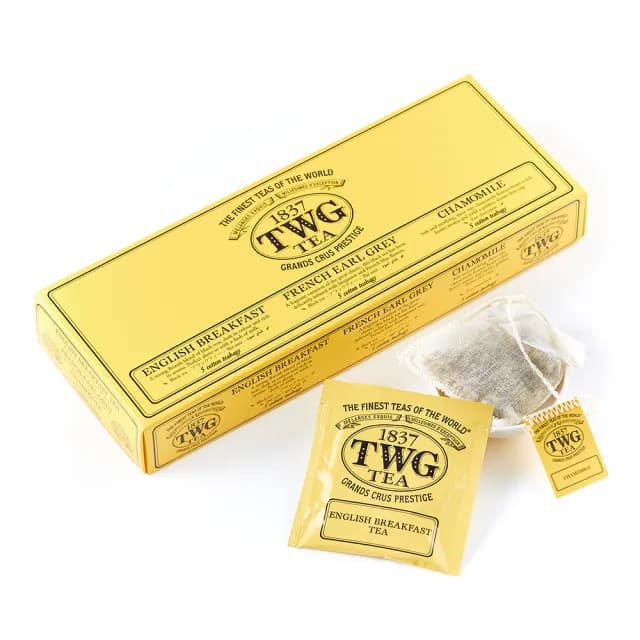 【TWG Tea】手工純棉茶包 經典茶包系列 15包/盒(Classic Teabag Selection)