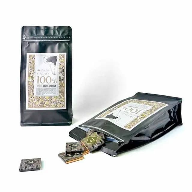 【Diva Life】高濃度之最-巴西100% 黑巧克力鈕扣2袋組/可可粉*2(100%可可脂 0反式脂肪)