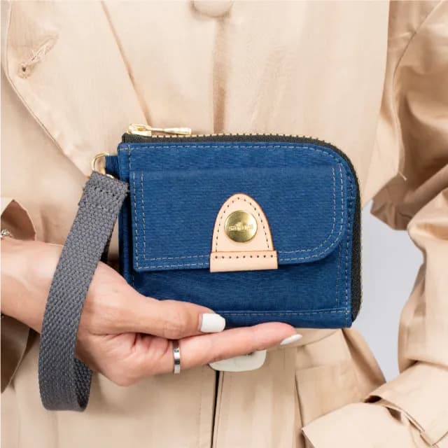 【satana】速達★Soldier 趣遊多隔層零錢包/卡片包/鑰匙包/萬用包(海軍藍色)