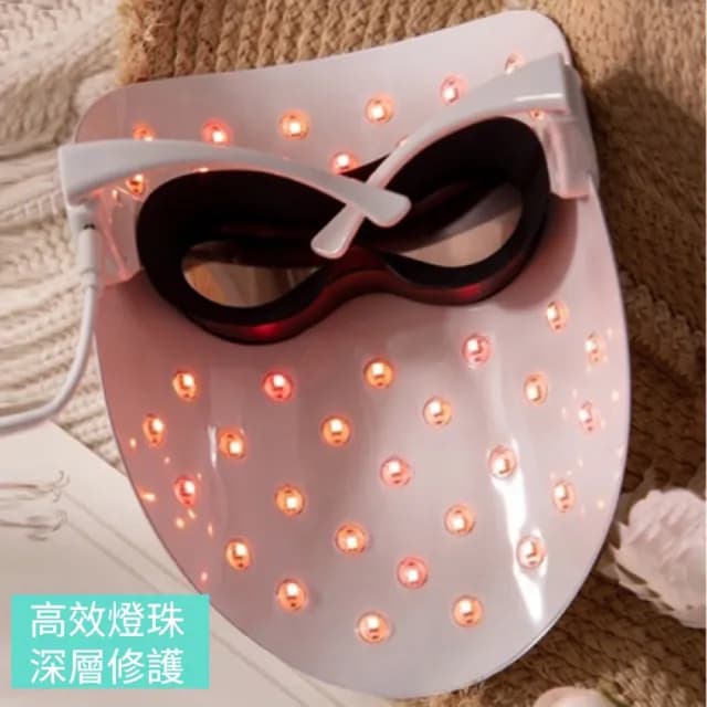 【日本KINBATA】光子美容電子面膜(高科技七色LED面罩深層嫩膚美顏儀 母親節禮物)
