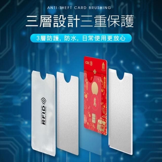 【CITY STAR】母親節禮物 RFID安全防盜刷信用卡套-20入組(悠遊卡/證件卡套/質感黑)