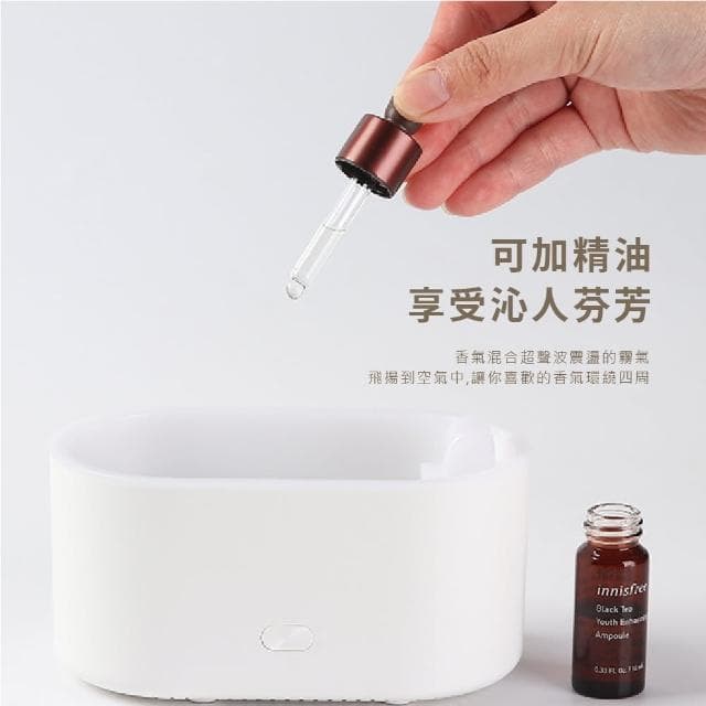 【空氣加濕】USB變色小夜燈迷你香薰機(霧化水氧機 薰香機 香氛機 精油擴香機 氛圍燈 加濕器 交換禮物)