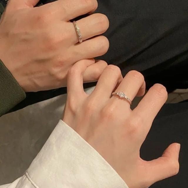 【KT DADA】母親節禮物 情侶對戒 結婚戒指 戒指 純銀戒指 鑽石戒指 求婚戒指 對戒 指環 紀念禮物 情侶戒指