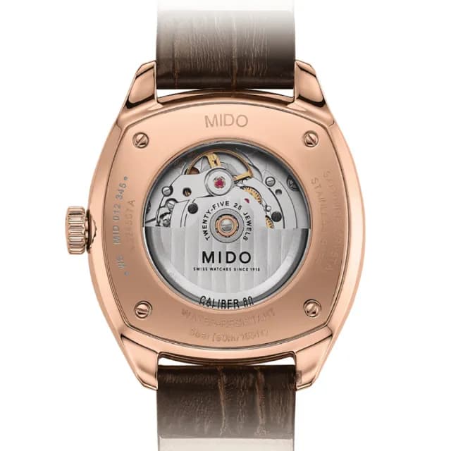【MIDO 美度】官方授權 Belluna 皇室機械錶-40mm 手錶 送禮 推薦(M0245073606100)