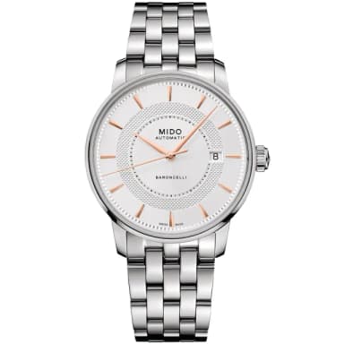 【MIDO 美度】官方授權 Baroncelli 永恆系列機械錶-39mm 手錶 送禮 推薦(M0374071103101)