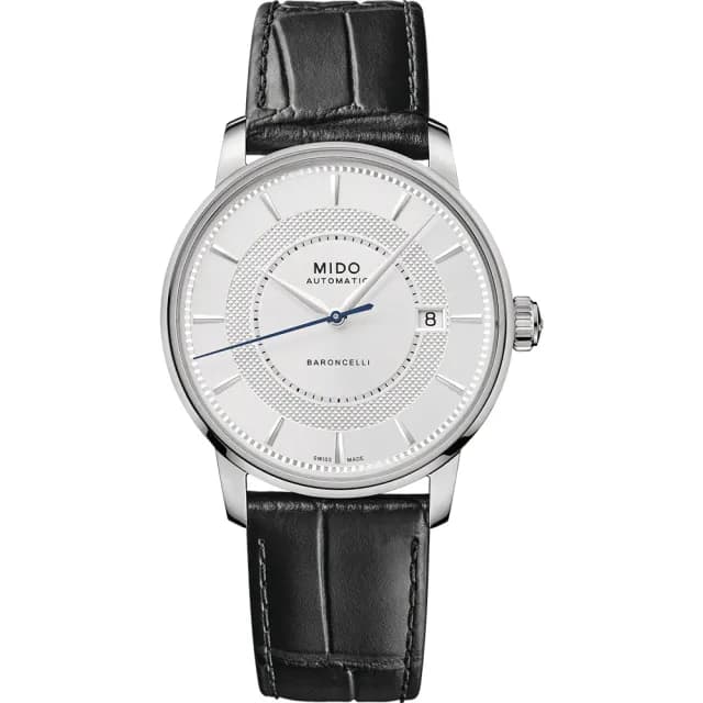 【MIDO 美度】官方授權 Baroncelli 永恆系列機械錶-39mm 手錶 送禮 推薦(M0374071603101)