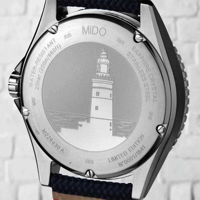 【MIDO 美度】官方授權 建築20週年限量 Ocean Star 海洋之星系列機械錶 七夕 情人節禮物(M0264301704101)