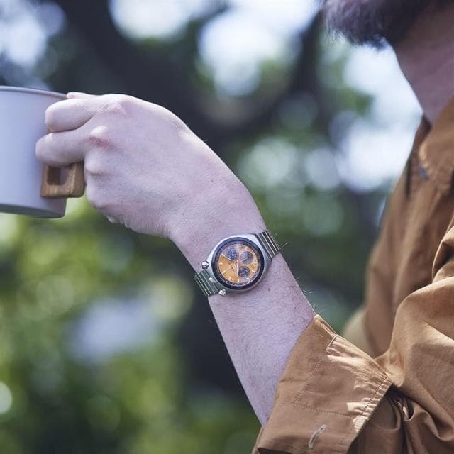 【CITIZEN 星辰】Chronograph系列 牛頭 熊貓 復古計時石英腕錶 母親節 禮物 推薦(AN3660-81X)