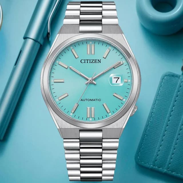 【CITIZEN 星辰】Mechanical系列 青春撞色 時尚機械腕錶 七夕 情人節 送禮 推薦(NJ0151-88M)