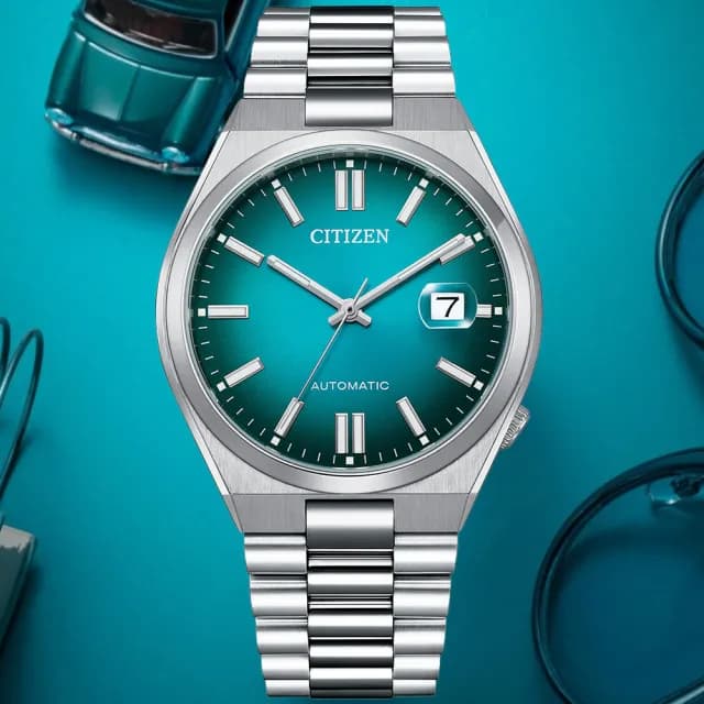 【CITIZEN 星辰】Mechanical系列 青春撞色 時尚機械腕錶 七夕 情人節 送禮 推薦(NJ0151-88X)
