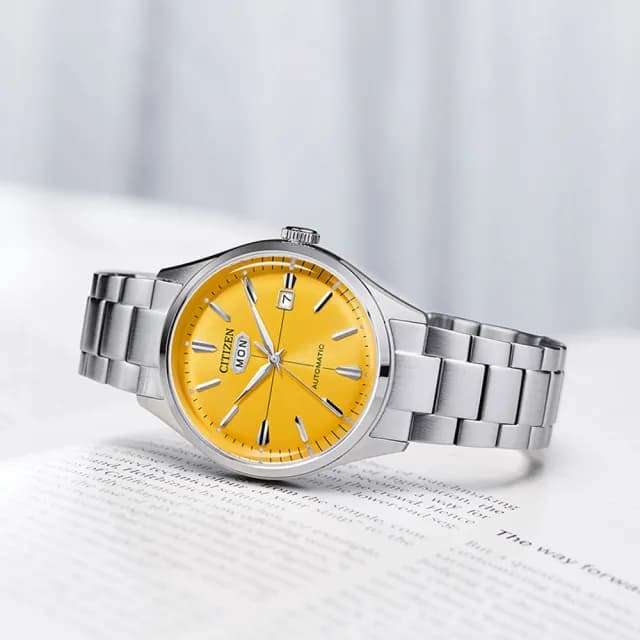【CITIZEN 星辰】Mechanical系列 朝日C7 時尚機械腕錶 七夕 情人節 送禮 推薦(NH8391-51Z)