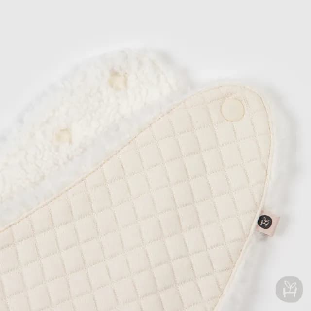 【Happy Prince】韓國製 Enzo黃月亮雪絨內裡嬰兒童圍兜(保暖寶寶圍脖圍兜口水巾)