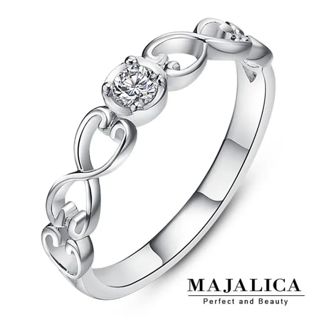 【Majalica】純銀戒指．防小人尾戒．女戒(七夕禮物)