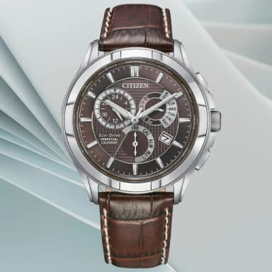 【CITIZEN 星辰】GENTS系列 萬年曆 光動能年曆腕錶 畢業禮物 送禮 推薦(BL8160-07X)