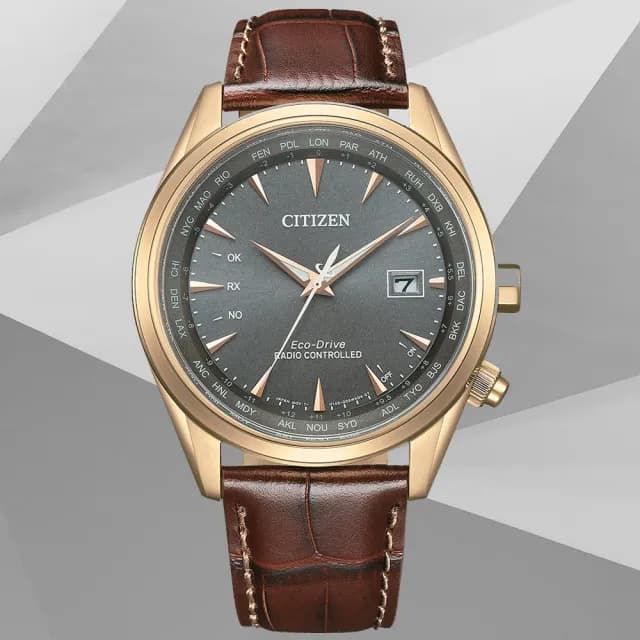 【CITIZEN 星辰】GENTS系列 電波對時 光動能腕錶 畢業禮物 送禮 推薦(CB0273-11H)