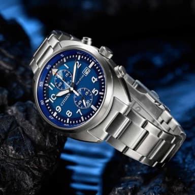 【CITIZEN 星辰】Chronograph系列 光動能計時腕錶 畢業禮物 送禮 推薦(CA7040-85L)
