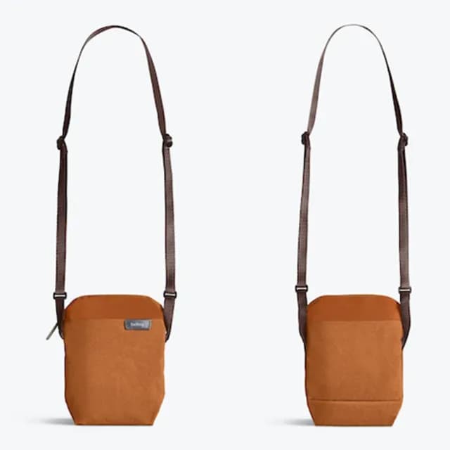 【Bellroy】城市斜背包 側背包 小包 收納隔層 禮物 送禮 推薦(橘棕色)