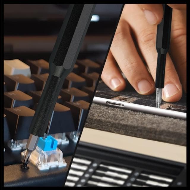 【職人工具】185-ES24 螺絲刀套組 維修工具組 家用螺絲工具組 套裝螺絲刀 迷你螺絲起子(24合1磁吸起子組)