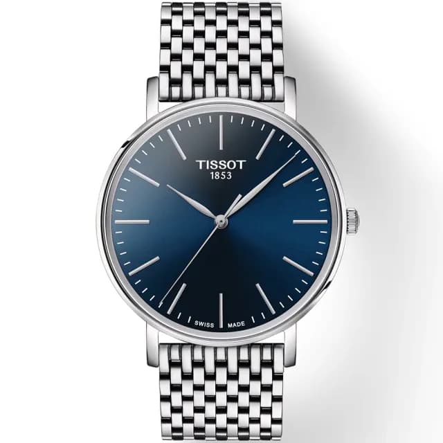 【TISSOT 天梭 官方授權】Everytime 經典大三針情侶手錶 對錶 禮物 推薦(T1434101104100+T1432101104100)