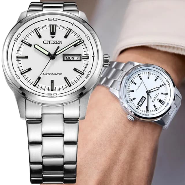 【CITIZEN 星辰】Mechanical 限量 Day-Date 日曆機械錶男錶 手錶 畢業 禮物 推薦(NH8400-87A/42mm)