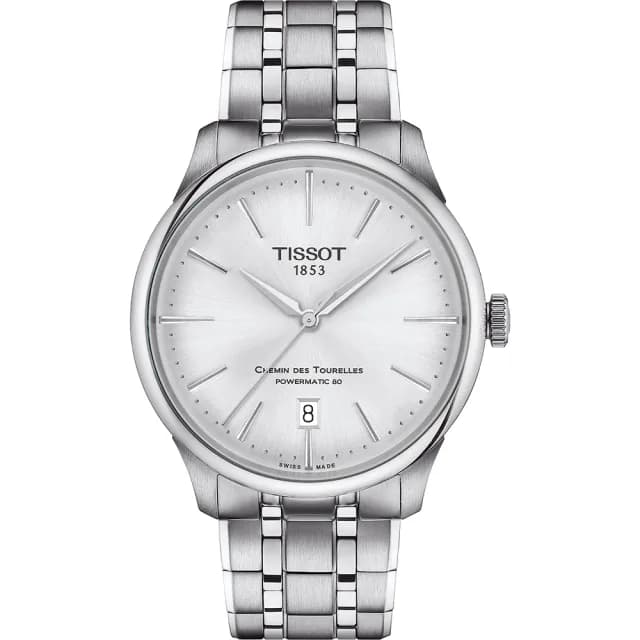 【TISSOT 天梭 官方授權】杜魯爾動力80小時機械對錶 情侶手錶 禮物 推薦(T1398071103100+T1392071103100)