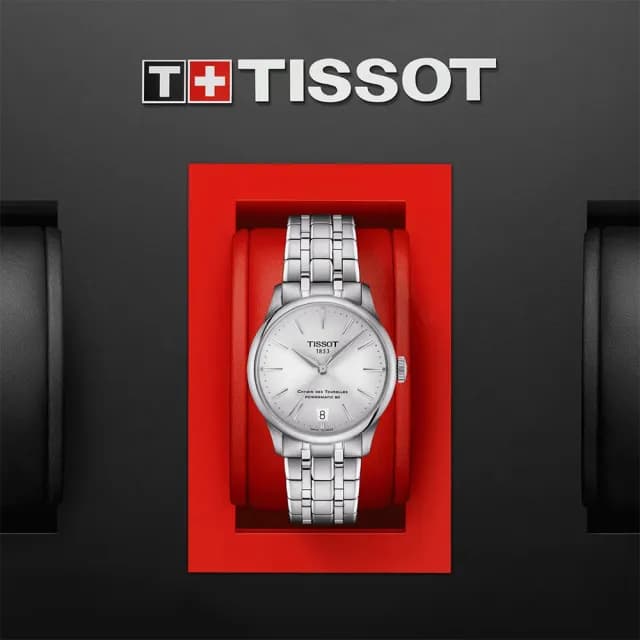 【TISSOT 天梭 官方授權】杜魯爾動力80小時機械對錶 情侶手錶 禮物 推薦(T1398071103100+T1392071103100)