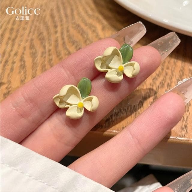 【Golicc】戒指 韓版 小黃花(母親節 生日 情人節 造型戒 食指戒 尾戒 禮物)