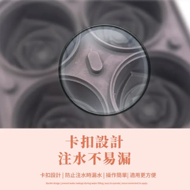 【質感上升】矽膠4格玫瑰花冰球製冰盒(威士忌冰球 冰塊造型模具 儲冰盒 冰格 冰磚 副食品盒 巧克力 禮物)