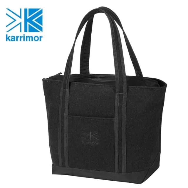 【Karrimor】父親節禮物 日本版 原廠貨 中性 melton tote M 羊毛側肩包 健行/生活/旅行 黑
