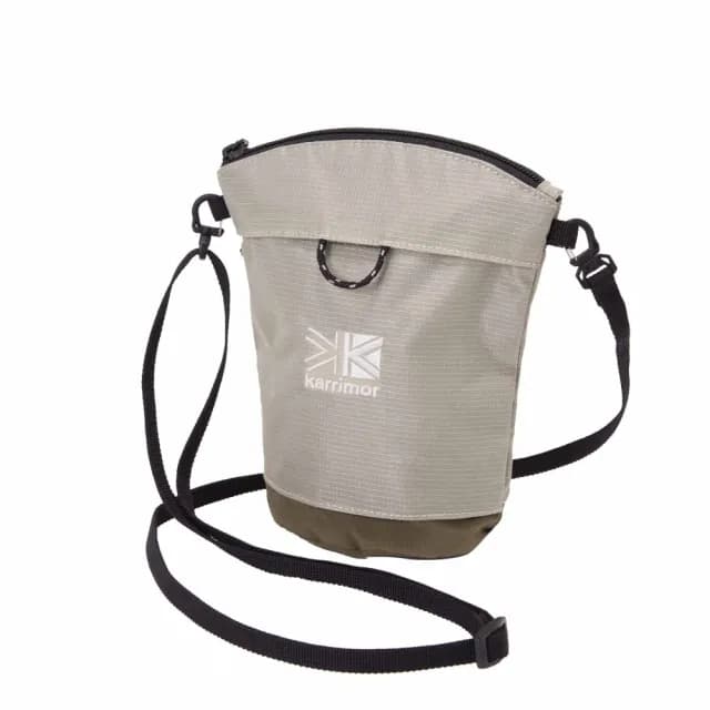 【Karrimor】父親節禮物 日本版 原廠貨 中性 neck pouch 隨身掛頸包 健行/生活/旅行 銀灰
