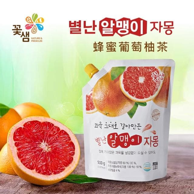 【韓味不二】韓國花泉袋裝蜂蜜果醬茶4入禮盒 含運價(送禮推薦/年節禮盒/春節禮盒)