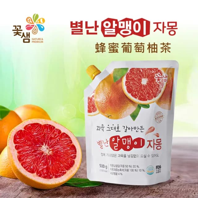 【韓味不二】韓國花泉袋裝蜂蜜果醬茶4入禮盒 含運價(送禮推薦/年節禮盒/春節禮盒)