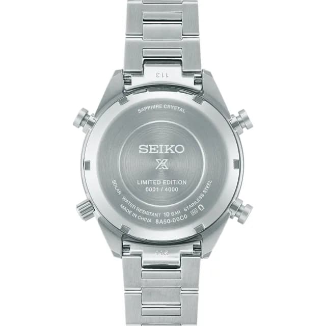 【SEIKO 精工】SPEEDTIMER 40週年 太陽能計時腕錶 父親節 禮物  送禮 推薦(SFJ005P1/8A50-00C0N)