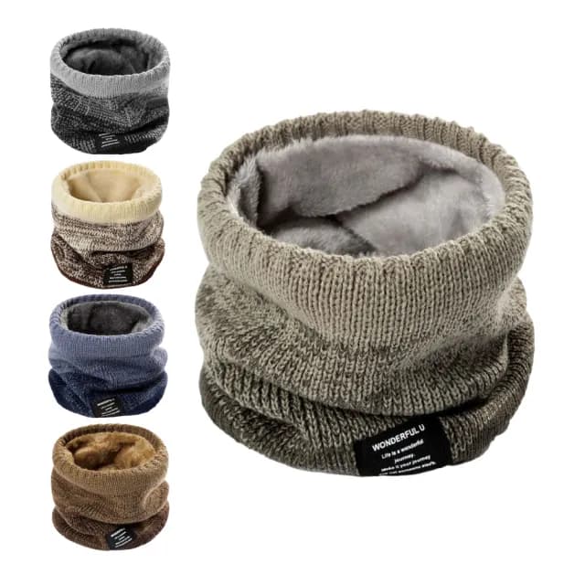 【NEW FORCE】男女加厚絨針織戶外防寒圍脖-5色可選(男女款/圍脖/脖圍/圍巾/針織圍脖/保暖防寒)