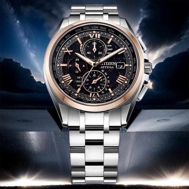 【CITIZEN 星辰】電波時計30週年限定 鈦 光動能萬年曆電波手錶 母親節 禮物 男錶(AT8254-61E)