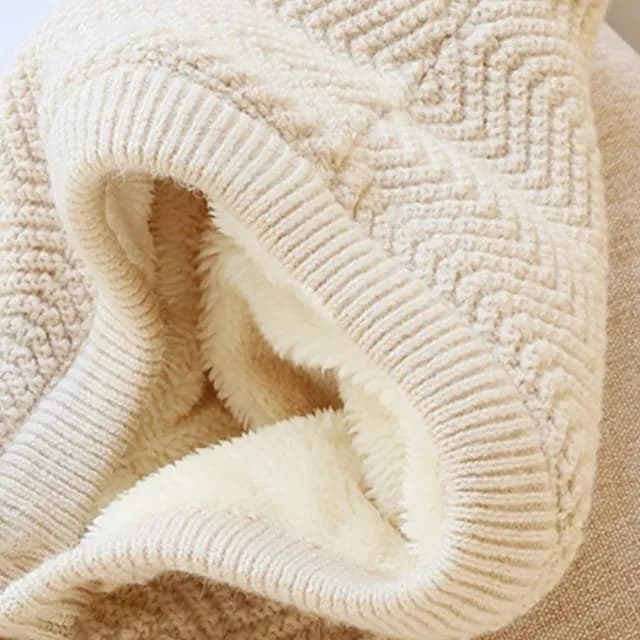 【橘魔法】編織毛線刷毛針織連帽外套(針織衫 開衫 外套 針織 外套 長袖 女童 男童 童裝 厚 刷毛 毛衣)