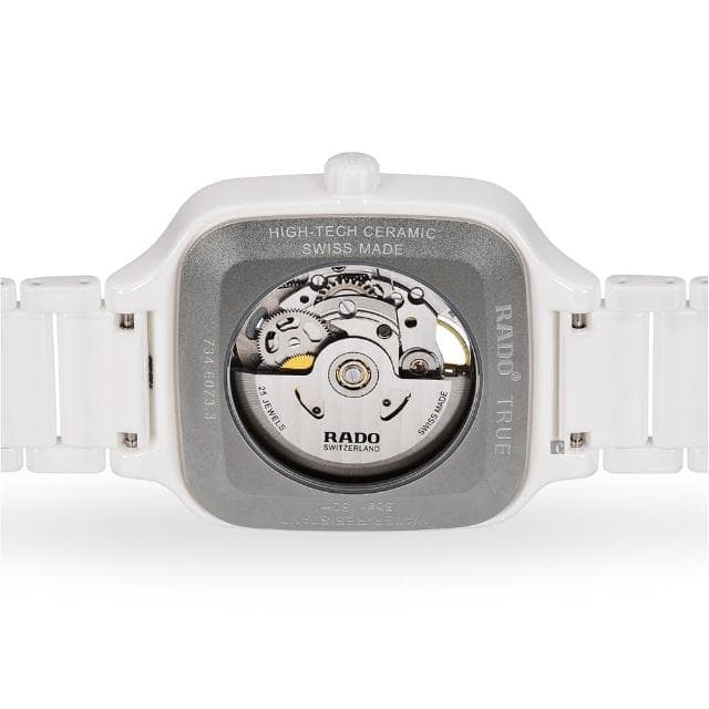 【Rado 雷達表 官方授權】True真我系列方形開芯自動機械錶-38mm R03推薦 送禮 禮物 推薦(R27073702)