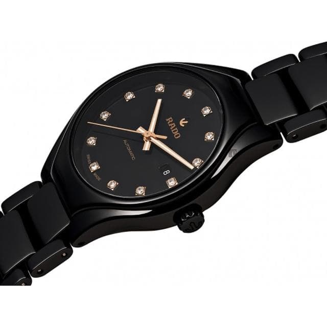 【Rado 雷達表 官方授權】True真系列鑽石自動機械女錶-30mm R03禮物 送禮 推薦(R27242732)