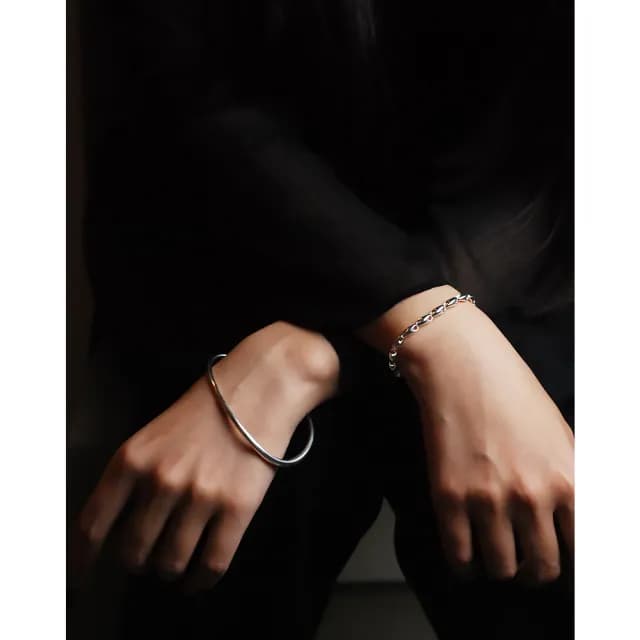 【Georg Jensen 喬治傑生】REFLECT 652A 純銀鏈節手鍊