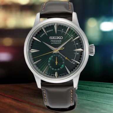 【SEIKO 精工】PRESAGE 調酒系列 動力儲存顯示 機械腕錶 畢業禮物 送禮 推薦(SSA459J1/4R57-00E0U)